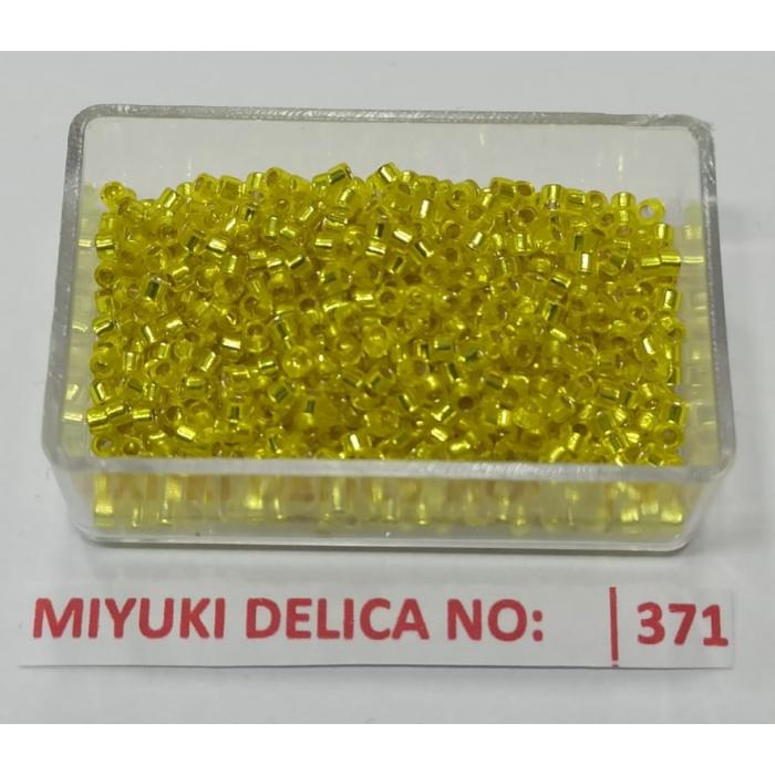 No: 371 Miyuki Delica 11/0 DB145 Kristal Sarı (5 gram)