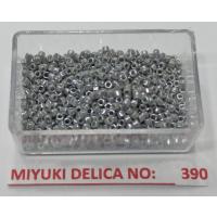 No: 390 Miyuki Delica 11/0 DB1570 Parlak Gri (5 gram) No: 390 Miyuki Delica 11/0 DB1570 Parlak Gri (5 gram)
