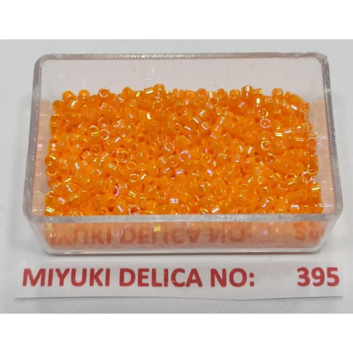 No: 395 Miyuki Delica 11/0 DB1573 Rainbow Parlak Turuncu (5 gram)