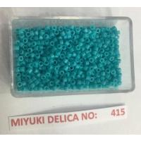 No: 415 Miyuki Delica 11/0 DB2130 Opak Turkuaz (5 gram) No: 415 Miyuki Delica 11/0 DB2130 Opak Turkuaz (5 gram)