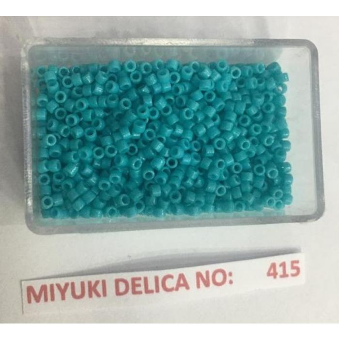 No: 415 Miyuki Delica 11/0 DB2130 Opak Turkuaz (5 gram)