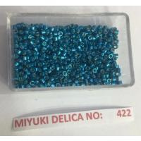 No: 422 Miyuki Delica 11/0 DB2513 Galvaniz Kaplama Mavi (5 gram) No: 422 Miyuki Delica 11/0 DB2513 Galvaniz Kaplama Mavi (5 gram)