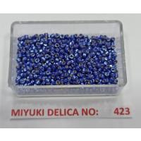No: 423 Miyuki Delica 11/0 DB2517 Galvaniz Kaplama Lacivert (5 gram) No: 423 Miyuki Delica 11/0 DB2517 Galvaniz Kaplama Lacivert (5 gram)