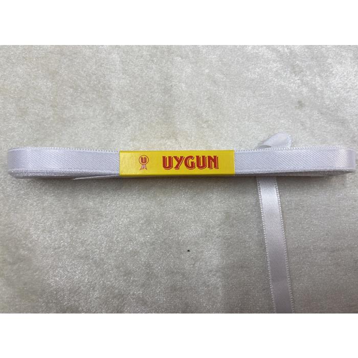 SATEN KURDELE BEYAZ 10 MM / 10 METRE