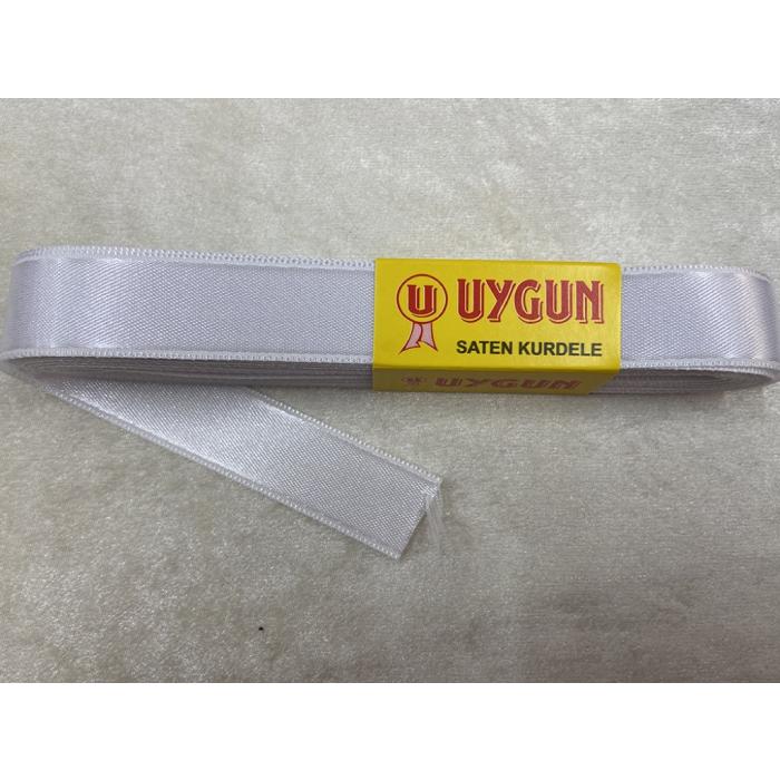 SATEN KURDELE BEYAZ 20 MM / 10 METRE