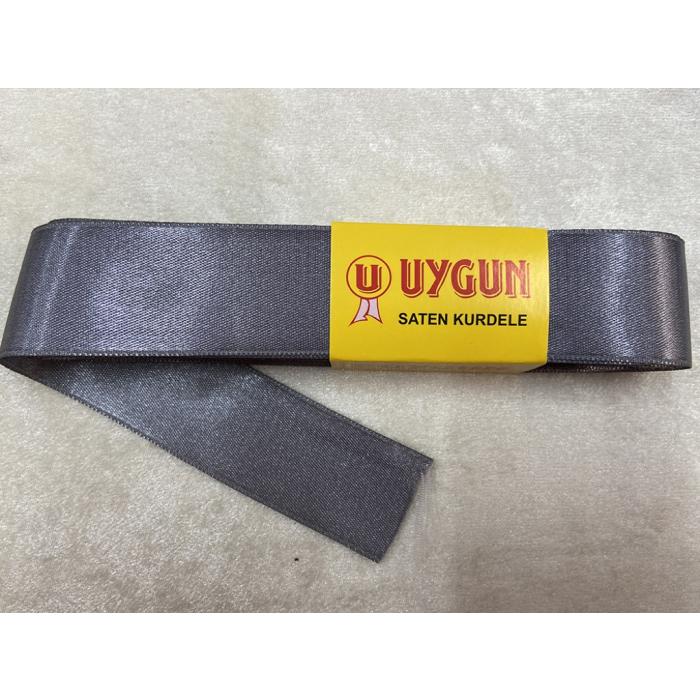 SATEN KURDELE FÜME 30 MM / 10 METRE