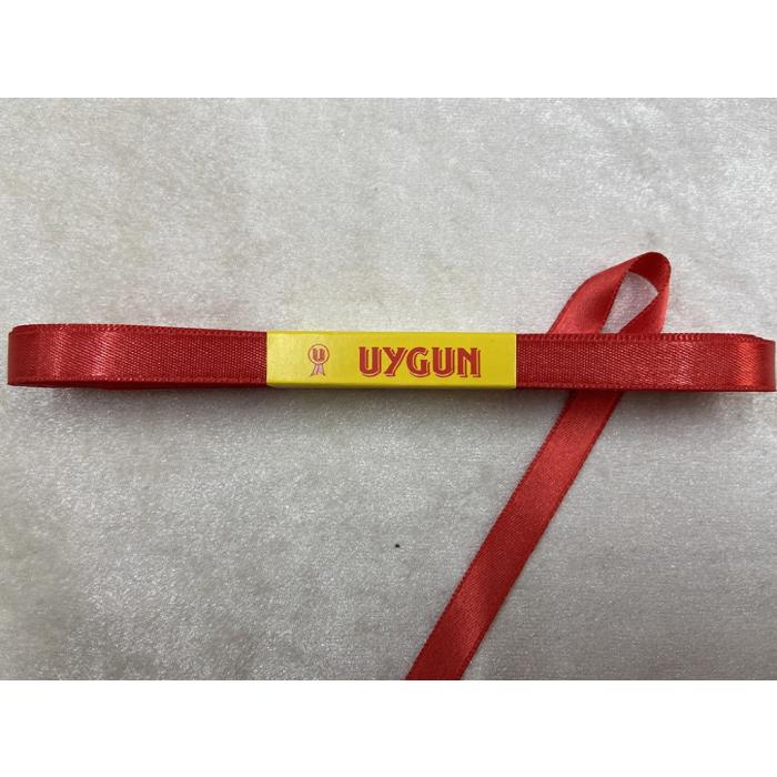SATEN KURDELE KIRMIZI 10 MM / 10 METRE