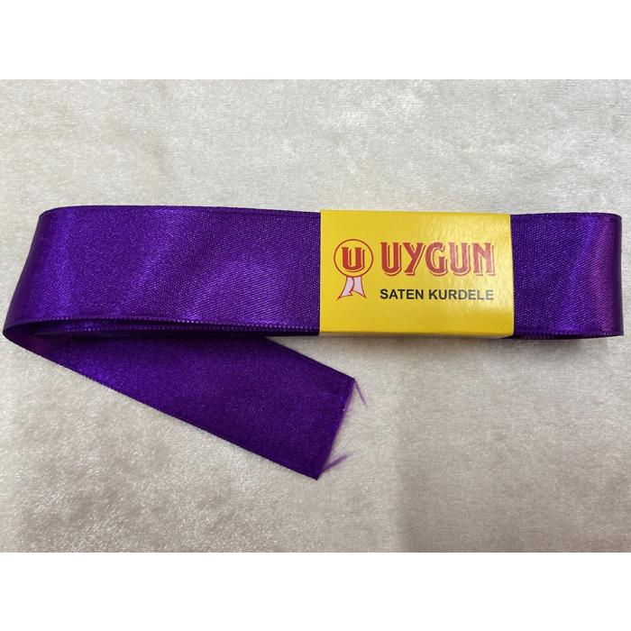 SATEN KURDELE MOR 30 MM / 10 METRE