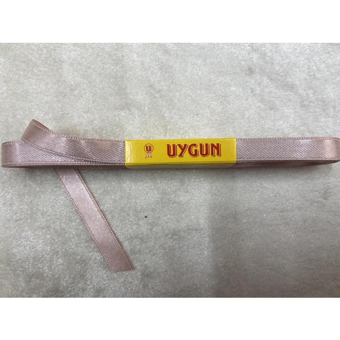SATEN KURDELE PUDRA PEMBE 10 MM / 10 METRE