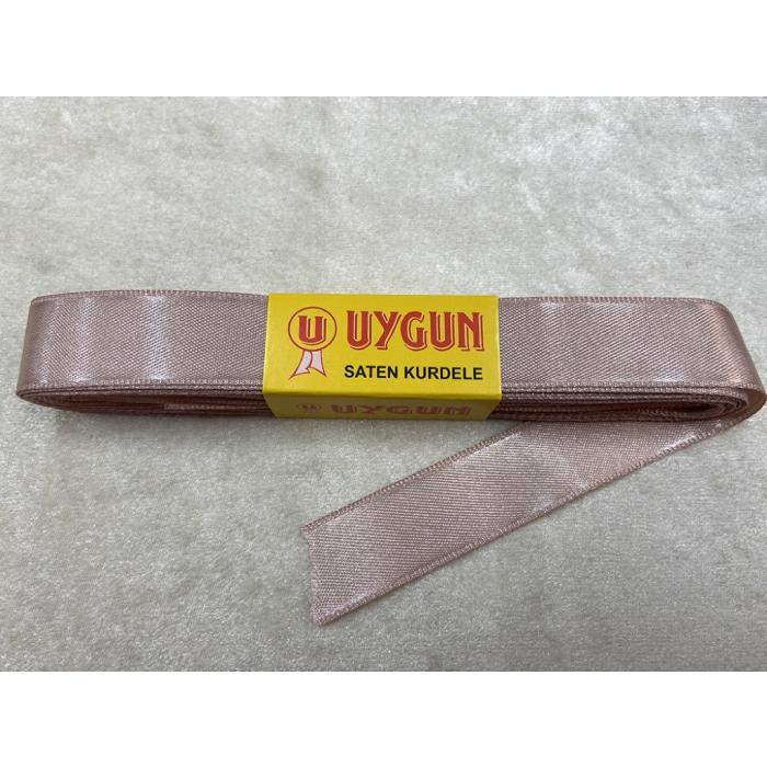 SATEN KURDELE PUDRA PEMBE 20 MM / 10 METRE