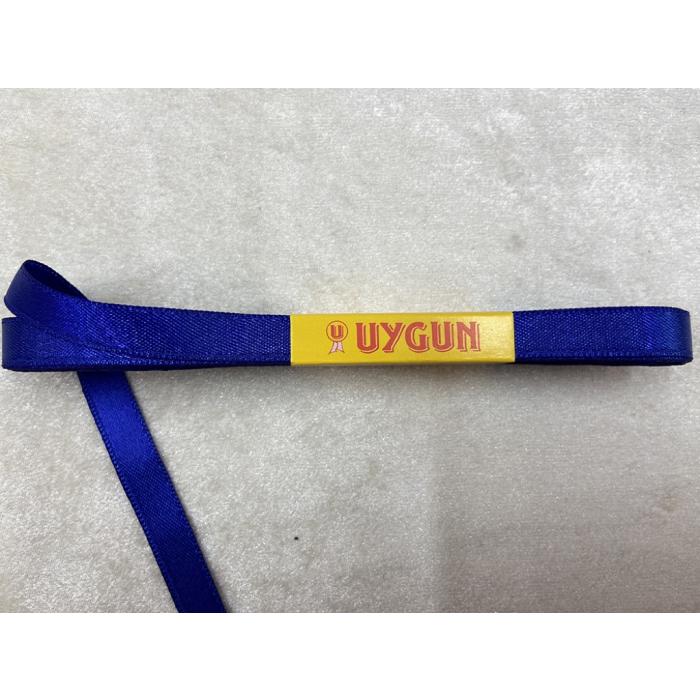 SATEN KURDELE SAKS MAVİ 10 MM / 10 METRE