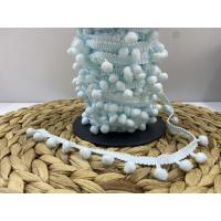 ŞERİT PONPON BUZ MAVİ / 1 METRE ŞERİT PONPON BUZ MAVİ / 1 METRE