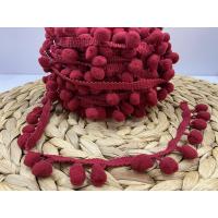 ŞERİT PONPON BORDO / 1 METRE ŞERİT PONPON BORDO / 1 METRE