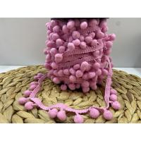 ŞERİT PONPON PEMBE / 1 METRE ŞERİT PONPON PEMBE / 1 METRE