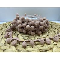 ŞERİT PONPON SÜTLÜ KAHVE / 1 METRE ŞERİT PONPON SÜTLÜ KAHVE / 1 METRE
