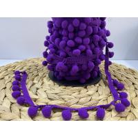 ŞERİT PONPPON MOR / 1 METRE ŞERİT PONPPON MOR / 1 METRE