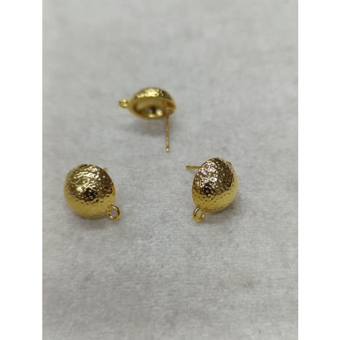 Tasarım Gold Renk Küpe Klipsi No:9