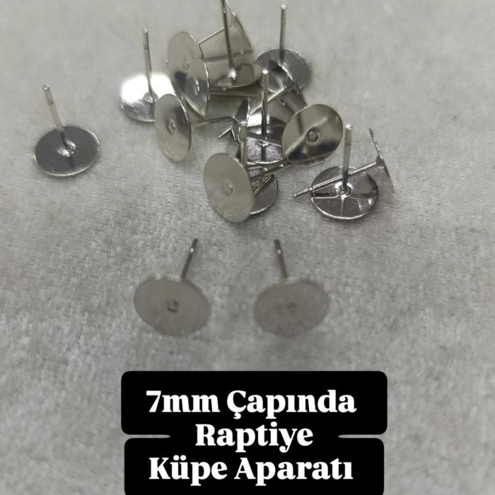 Tasarım Gümüş Renk Küpe Klipsi No:6